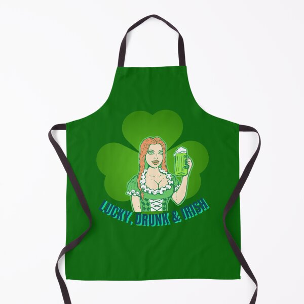 Artikelvorschau, Lucky Drunk Irish - Funny St Patrick's Day Pin-Up Beer Design. entworfen und verkauft von LunaPrintCo.