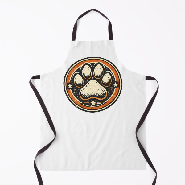 Item preview, Vintage Dog Paw – Retro Pet Love Logo designed and sold by Dax Studio.