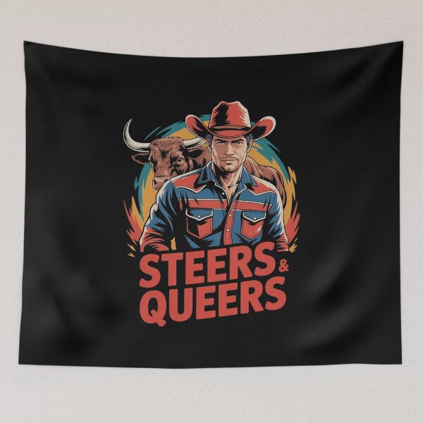 Item preview, Steers & Queers Country Cowboy Gay designed and sold by PowAcademy.