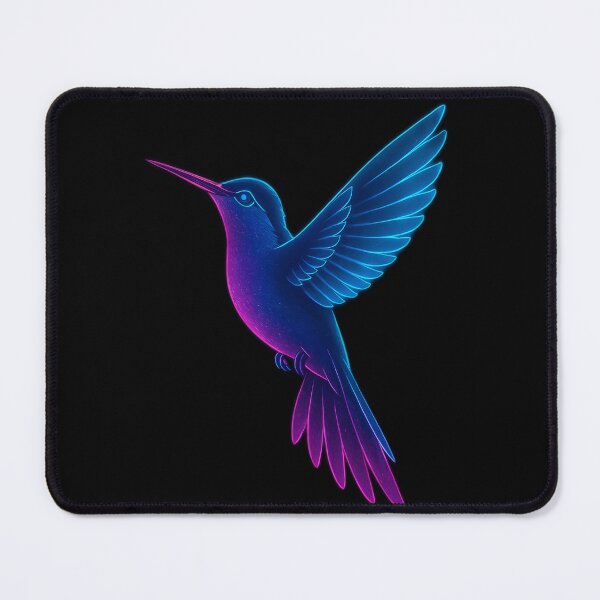 Item preview, Neon Hummingbird with Glowing Wings Sticker designed and sold by 27Stickers.