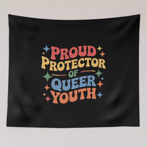 Item preview, LGBTQ Queer Trans Ally Protect Queer Youth Kid designed and sold by joedavila.