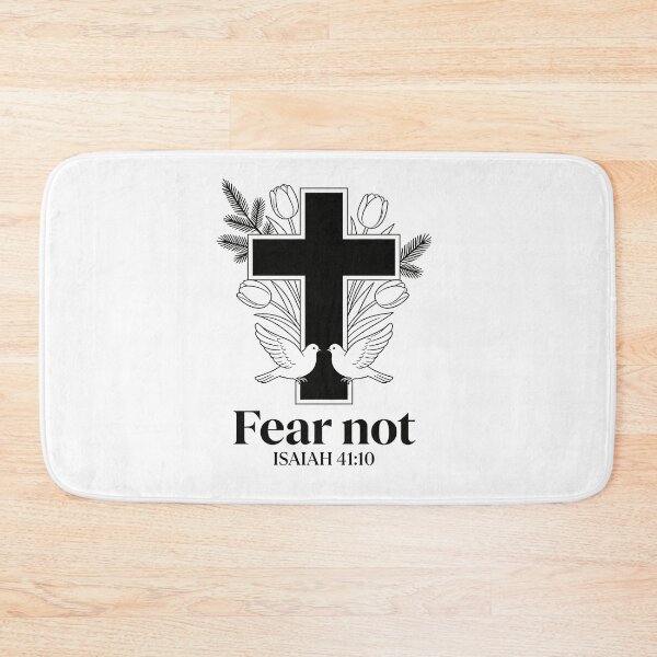 Item preview, Fear Not Cross Christian Bible Verse designed and sold by truongloc246.
