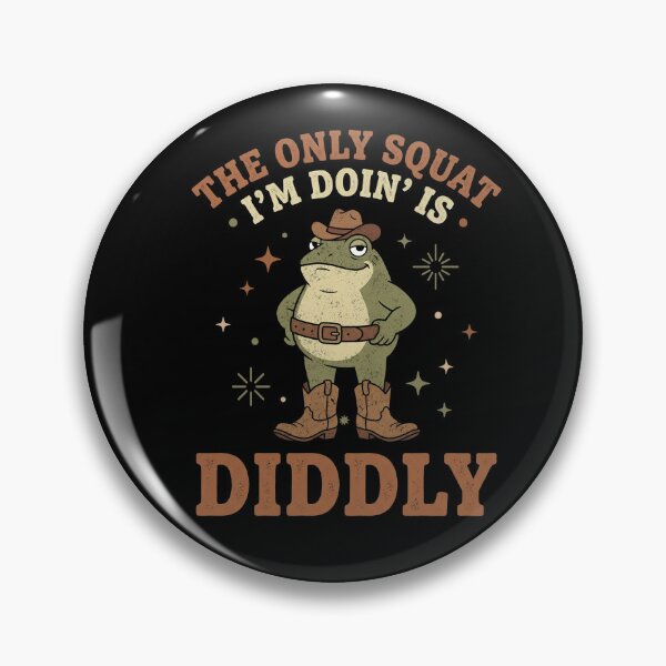 Item preview, The Only Squat I’m Doin’ Is Diddly designed and sold by FreshVibe Prints.