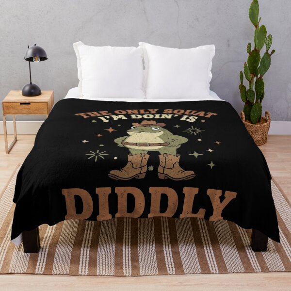 Item preview, The Only Squat I’m Doin’ Is Diddly designed and sold by FreshVibe Prints.