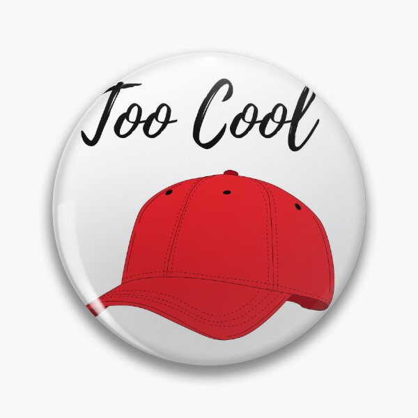 Item preview, Too Cool to Be Single  Funny Single Life Quote with Red Cap Illustration designed and sold by NilofaDesigns.
