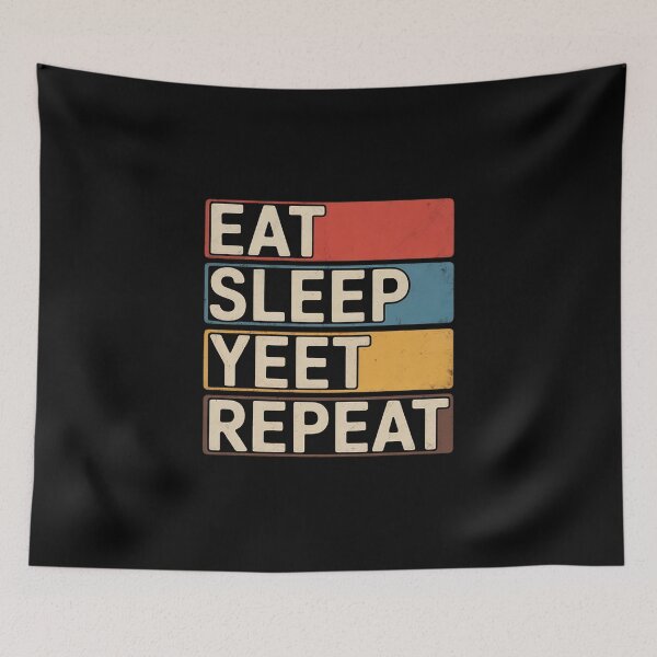 Item preview, Kids Funny Eat Sleep Yeet Repeat Youth Kids Yeet designed and sold by KristieRamsey.