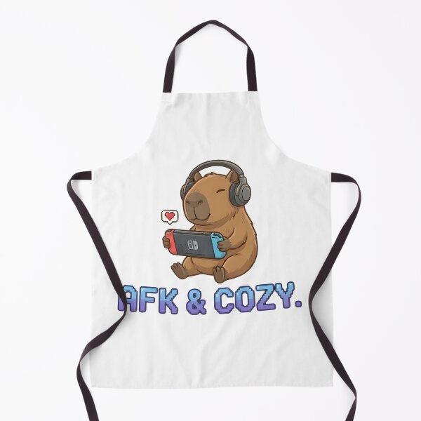 Item preview, AFK and Cozy Capybara - Cute Gamer Aesthetic designed and sold by Petsy Hub.