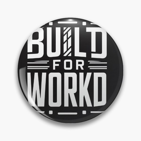 Item preview, Built for Hard Work – Industrial Workwear Typography Design designed and sold by BigBartDesigns.
