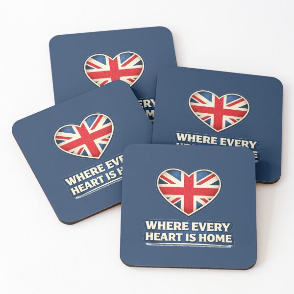 Item preview, Where Every Heart Is Home Union Jack Heart • British UK Patriotic Pride Decal designed and sold by NAJURE.