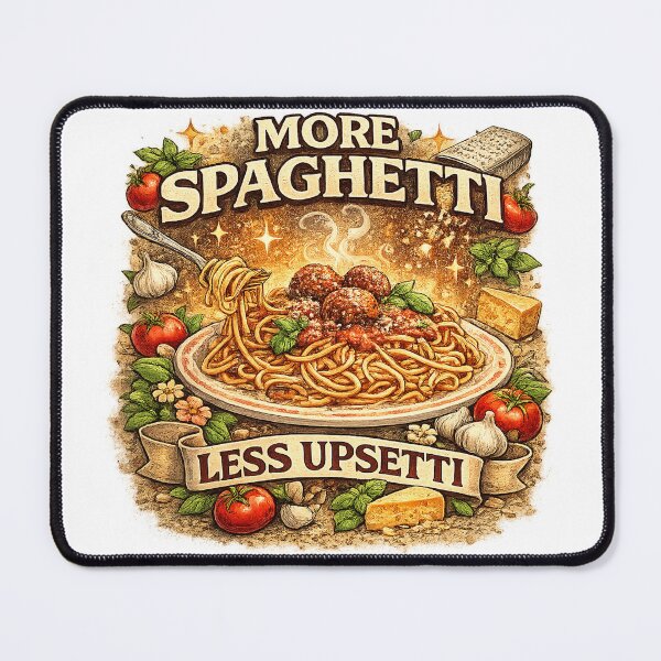 Item preview, More Spaghetti Less Upsetti designed and sold by MKProjekty.