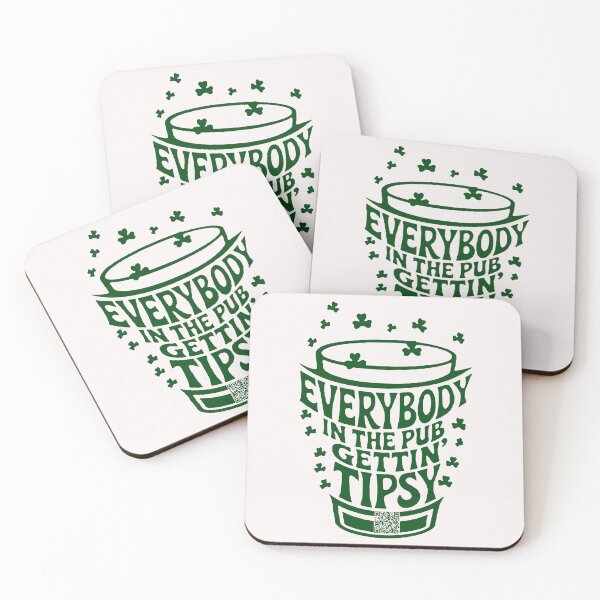 Item preview, Everbody Gettin Tipsy; Saint Patrick Day; designed and sold by StickerApe.