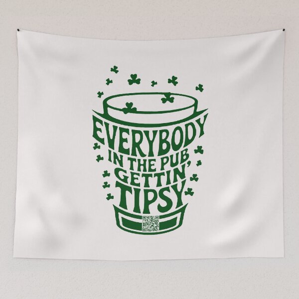 Item preview, Everbody Gettin Tipsy; Saint Patrick Day; designed and sold by StickerApe.