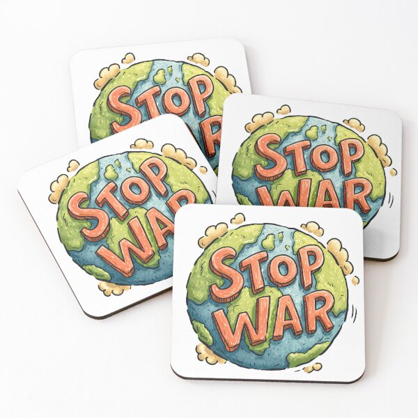 Item preview, Stop War Planet Earth Illustration for Global Peace designed and sold by DesignArtist.ia.