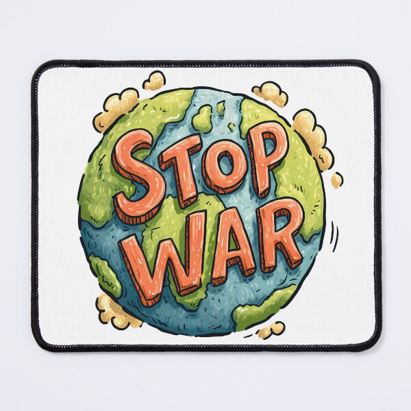 Item preview, Stop War Planet Earth Illustration for Global Peace designed and sold by DesignArtist.ia.