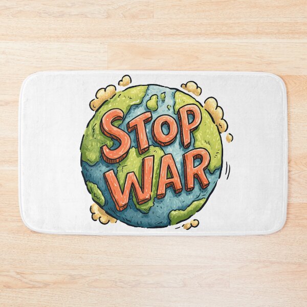 Item preview, Stop War Planet Earth Illustration for Global Peace designed and sold by DesignArtist.ia.