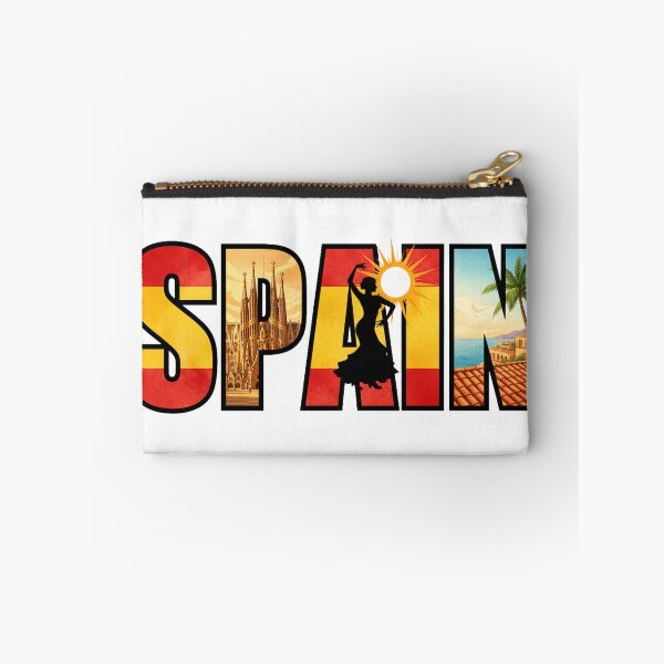 Item preview, Spain Typography With Cultural Symbols designed and sold by MIArt Studio.