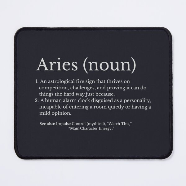 Item preview, Aries Astrological Sign designed and sold by HowToCanadian.