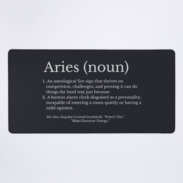 Item preview, Aries Astrological Sign designed and sold by HowToCanadian.