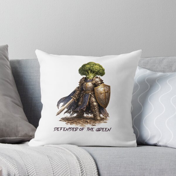 Item preview, Broccoli Paladin – Defender of the Green | Warrior Vegetables designed and sold by DigiWoosh.