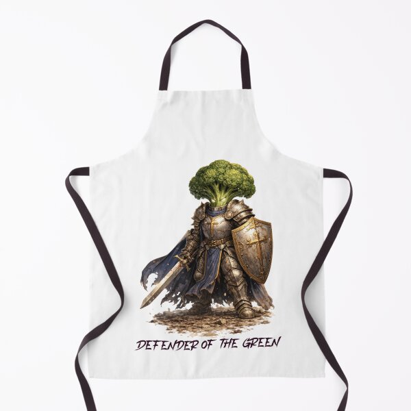 Item preview, Broccoli Paladin – Defender of the Green | Warrior Vegetables designed and sold by DigiWoosh.