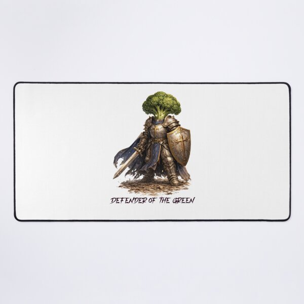 Item preview, Broccoli Paladin – Defender of the Green | Warrior Vegetables designed and sold by DigiWoosh.
