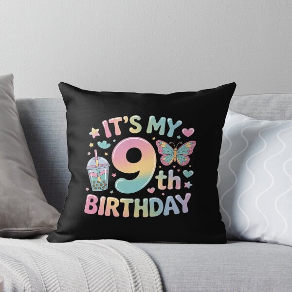Item preview, It's My 9th Birthday Party 9 Year Old Birthday Girl Kids designed and sold by traceydowns.