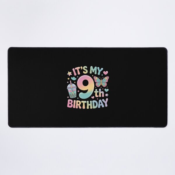 Item preview, It's My 9th Birthday Party 9 Year Old Birthday Girl Kids designed and sold by traceydowns.