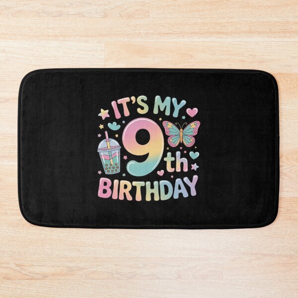 Item preview, It's My 9th Birthday Party 9 Year Old Birthday Girl Kids designed and sold by traceydowns.