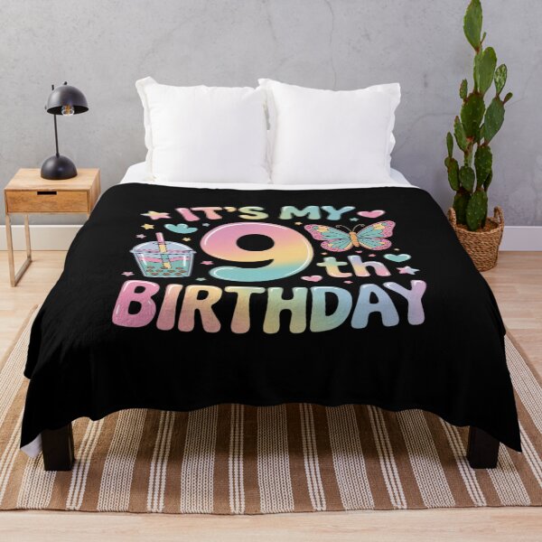 Item preview, It's My 9th Birthday Party 9 Year Old Birthday Girl Kids designed and sold by traceydowns.
