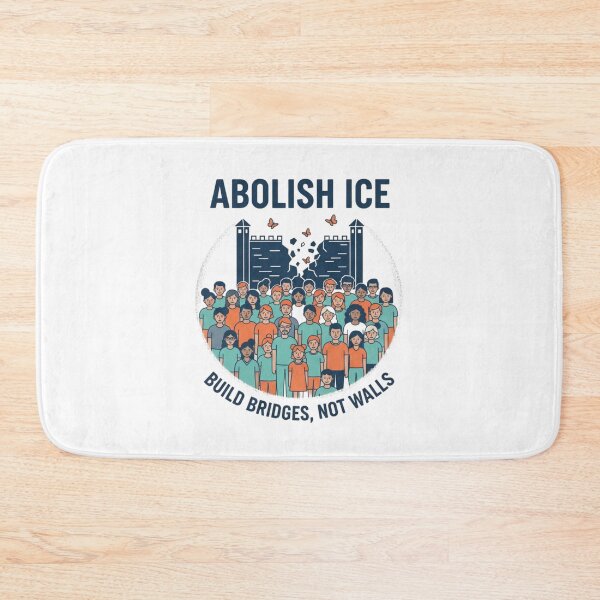 Item preview, Abolish ice build bridges not walls designed and sold by RichTeeDesigns.