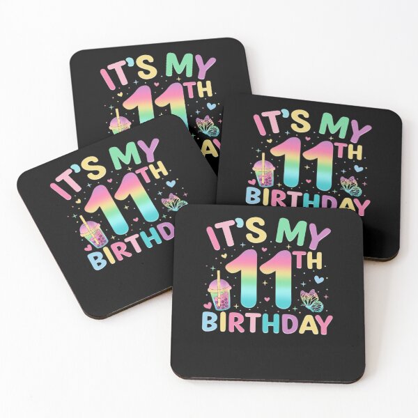 Item preview, It's My 11th Birthday Party 11 Year Old Birthday Girl Kids designed and sold by KristieRamsey.