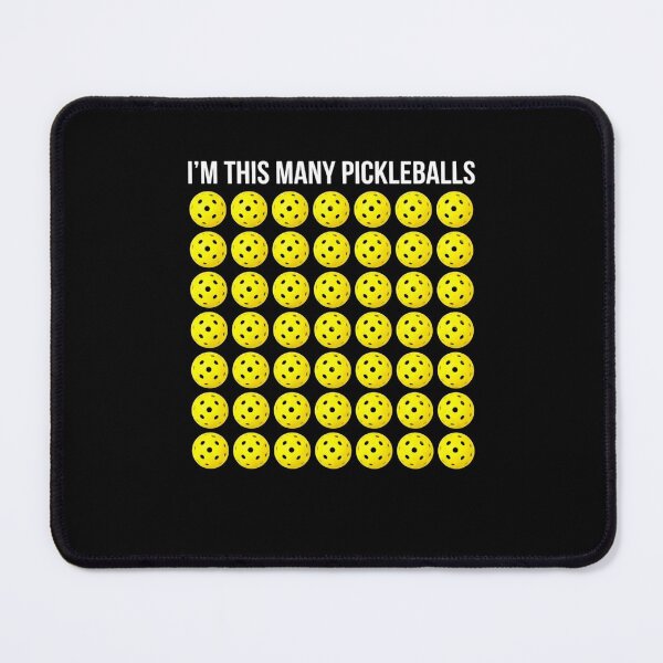 Item preview, I'm This Many Pickleballs Paddleball Lover 60th Birthday designed and sold by traceydowns.