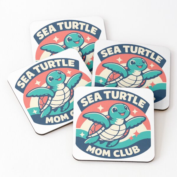 Item preview, Sea Turtle Mom Club Retro Badge Vintage Ocean Mother Emblem designed and sold by zoughlal.