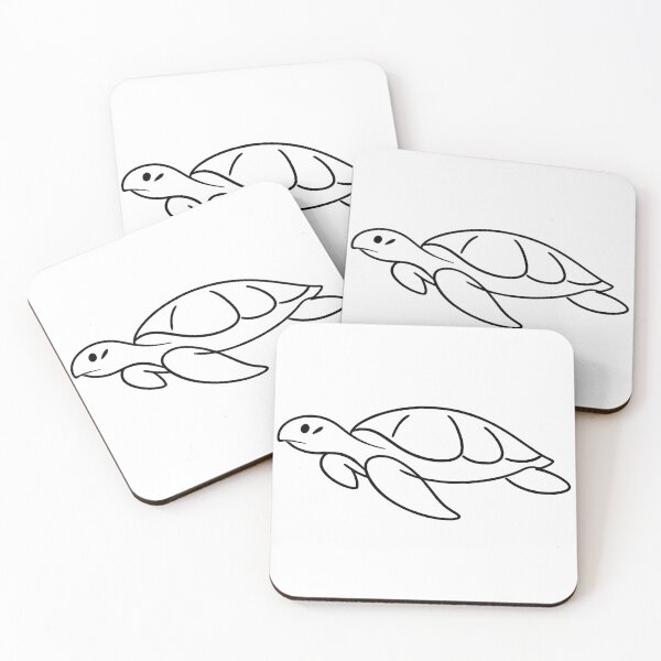 Item preview, Minimalist Sea Turtle One Line Continuous Drawing Modern Elegant designed and sold by zoughlal.