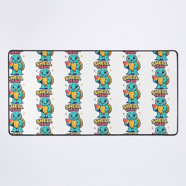 Item preview, Shell Yeah Surfer Turtle Beach Vibes Cartoon Surfboard Ocean Fun designed and sold by zoughlal.