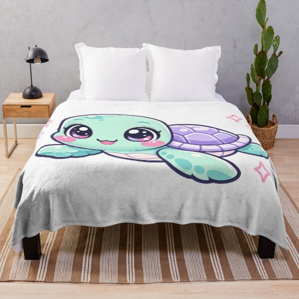 Item preview, Pastel Baby Sea Turtle Kawaii Starry Sparkles Dreamy Mint Lilac designed and sold by zoughlal.
