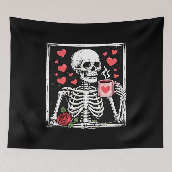 Item preview, skeleton coffe lover  designed and sold by zuzzelek44.