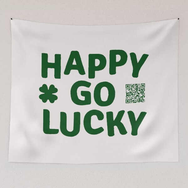 Item preview, Happy Go Lucky; Ireland; Saint Patrick Day; designed and sold by StickerApe.