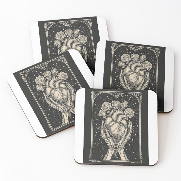Item preview, Anatomical heart with roses, gothic tarot designed and sold by StormArte.