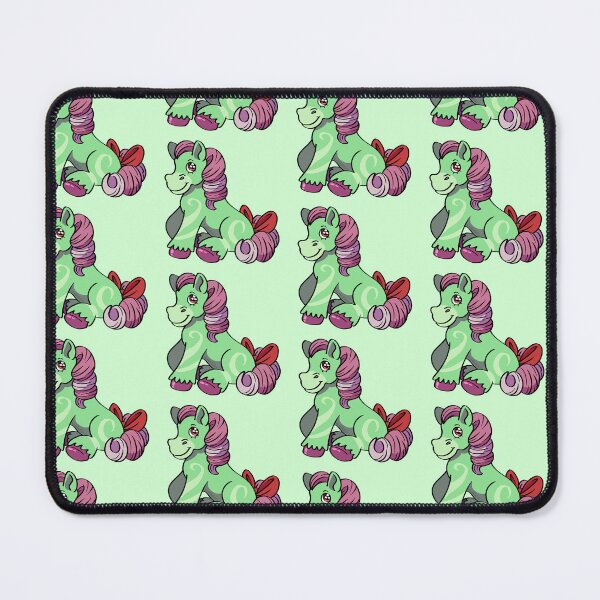 Item preview, Pretty Green Pony Red Bow - Wintergreen designed and sold by BumbleBites.