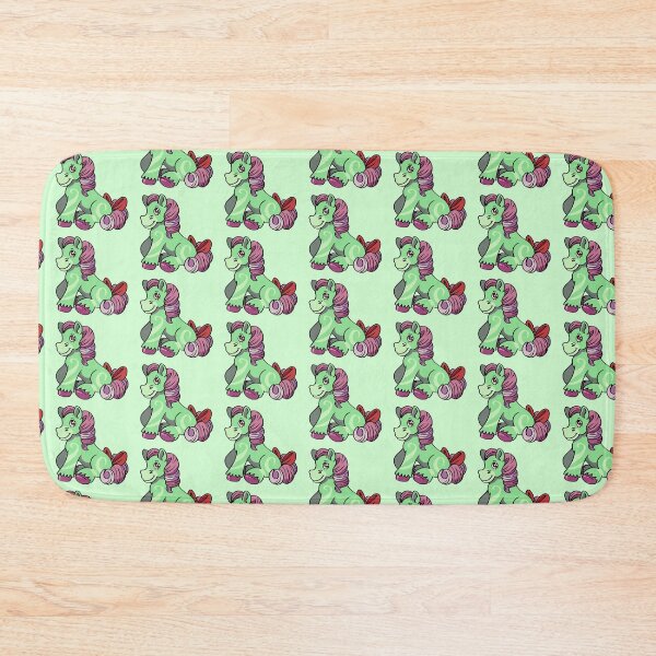 Item preview, Pretty Green Pony Red Bow - Wintergreen designed and sold by BumbleBites.