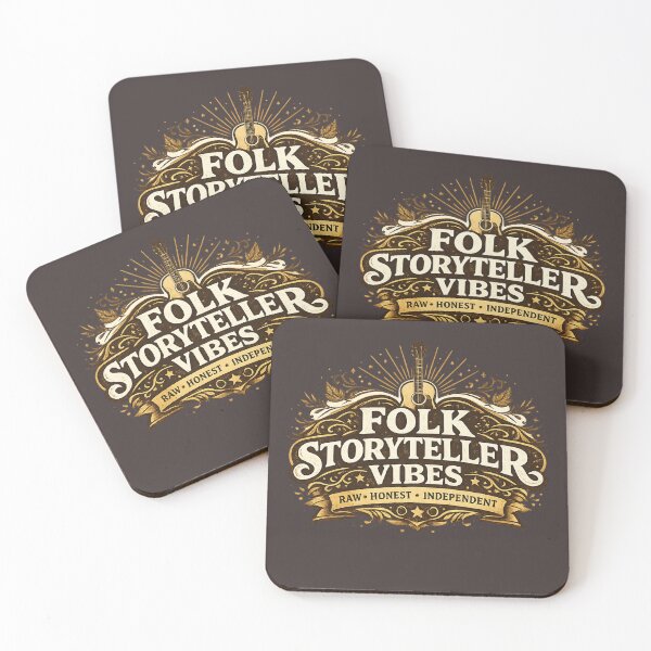 Item preview, Folk Storyteller Vibes – Raw & Independent Acoustic Music Design designed and sold by LatestDesign95.