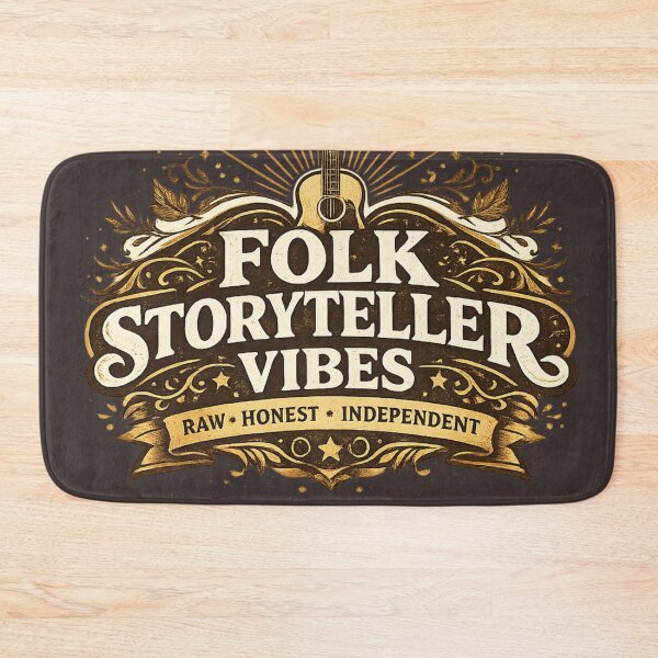 Item preview, Folk Storyteller Vibes – Raw & Independent Acoustic Music Design designed and sold by LatestDesign95.