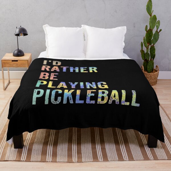 Item preview, I'd Rather Be Playing Pickleball Addict Pickleball Lover designed and sold by traceydowns.
