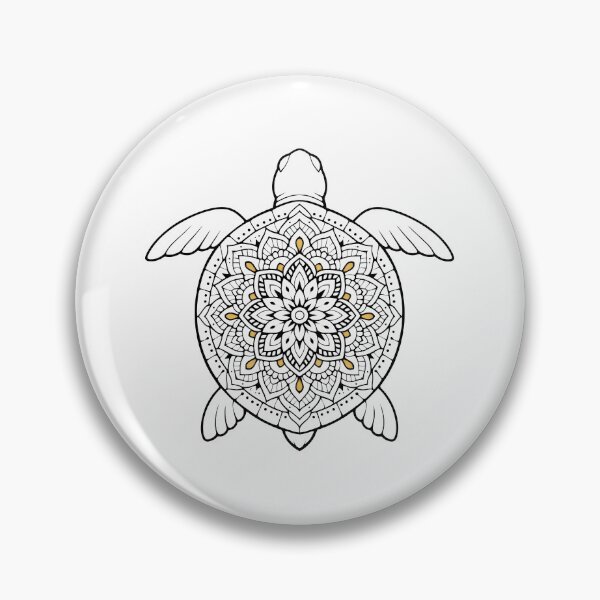 Item preview, Mandala Sea Turtle Zen Shell Pattern Spiritual Meditation Intricate designed and sold by zoughlal.