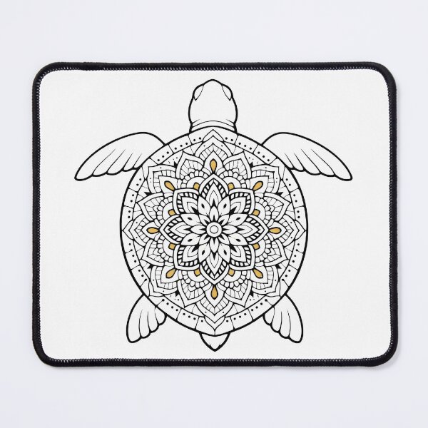 Item preview, Mandala Sea Turtle Zen Shell Pattern Spiritual Meditation Intricate designed and sold by zoughlal.