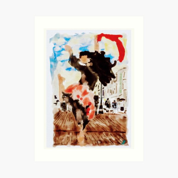 Dancing in Sevilla Art Print