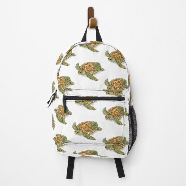 Item preview, Watercolor Sea Turtle Realistic Marine Wildlife Artistic Ocean Portrait designed and sold by zoughlal.