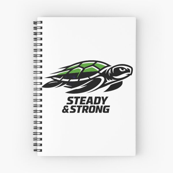 Item preview, Steady and Strong Athletic Sea Turtle Speed Logo Fitness Motivation designed and sold by zoughlal.