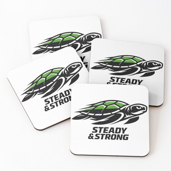 Item preview, Steady and Strong Athletic Sea Turtle Speed Logo Fitness Motivation designed and sold by zoughlal.